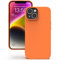 YATWIN Coque pour iPhone 14 Plus, Housse en Silicone Doux avec Découpes Précises pour Caméra, Design Ultra Mince, Protection 360° à Bords Surélevés - Orange