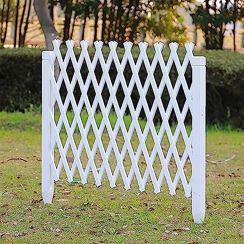 Holzzaun, Weihnachtsbaumzaun, freistehende Teleskop-Gitterelemente für den Außenbereich, Zaunelement zur Verwendung als Dekoration zu Hause/im Garten (Größe: 95 x 180 cm) (95 x 180 cm)