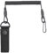Rumgug Tactical Lanyard Schlüsselanhänger, elastischer Schlüssel-Anhänger aus Paracord, Spiral-Kabel, elastisches Sicherheitsseil, verstellbar für Angeln, Camping, Wandern, bis 120 cm, Schwarz