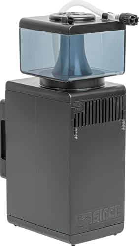 Sicce Shark Nano - Espumadera de proteína para acuarios de agua salada de 300 a 80 galones | Bomba ultra silenciosa, ajustable, compacta, pequeño acuario marino