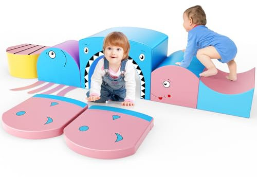 CUPCHID Kinder Schaumstoff bausteine Softbausteine Riesenbausteine Schaumstoffbausteine Großbausteine (JM3237)