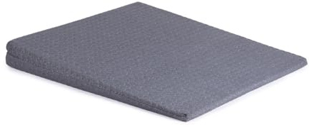Vitapur Schräglage-Schlafkeil - Ergonomisches Bettkissen für erhöhte Ruhe - Unterstützt Verdauung, Atmung & Komfort - Sanftes Schrägdesign - Abnehmbarer Bezug - Feste Schaumstoffstütze - Grau