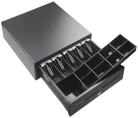 YQVEOT Registrierkasse, Digitale Waa, 30 kg, Küchenkassen-Belegwaa mit Software for POS-Einzelhandelsschäfte für Gastronomie, Supermärkte, Bekleidungsgeschäfte(Cash Box)