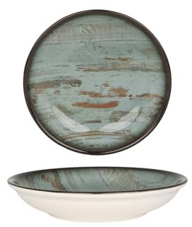 Bonna Platos hondos - Madera - Porcelana - 15 cm (330cc) - juego de 6