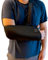 Ortones - Cabestrillo Sling Ajustable para Brazo y Hombro con Cincha Antirotación - Inmovilizador Bilateral Talla Universal - Negro