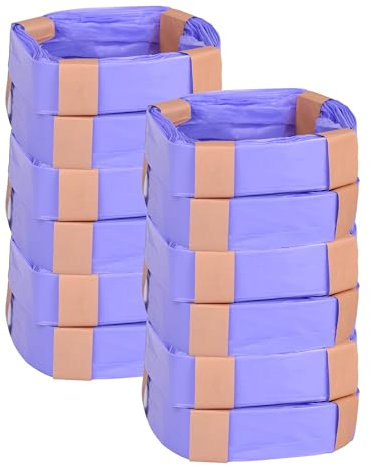 Pack of 12 Refill Bags Cat Litter Refill Film for Litter Locker Refill Cassette Refill Container for Cat Litter Refill Film Cat Bucket for Litter Locker LittyCat Refill Cassette