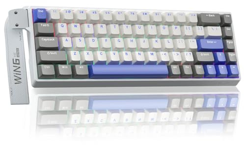AULA WIN68 HE MAX - Hall Effect Gaming Keyboard with Magnetic Switch, Adjustable Actuation Fast Trigger Mode, 8KHz Polling Rate, RGB Backlit Wired Mechanical Gaming Keyboard 60 Percent Compact Design