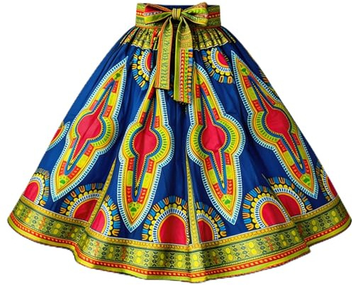 Women Dashiki Skirt with Headwrap Clothing, Kaftans Hippy Hippie Boho, African Print Dresses Clothes Maxi, African Clothes Women Maxi