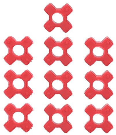 Senrusa 10 Stück Honigschleuder-Buchsenverbinder, Polyurethan-Pufferpolster-Verbinder für elektrisches Honigschleuder-Zubehör, rot