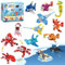 JoyJoyful Gadget Compleanno Bambini, Regalini Fine Festa Compleanno, 12 Pcs Animali Blocchi da Costruzione Gioco Costruire, Mattoni Giocattoli Mattoncini Costruzioni Bambini (oceano)