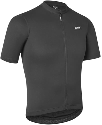 GripGrab EXPLR Merinotech Herren Sommer Kurzarmtrikot Merino Fahrradtrikot | Funktionales Gravel Radtrikot mit YKK-Reißverschluss, 3 Rückentaschen und Reißverschlusstasche, Silikongripper am Saum