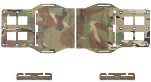 ZFFOZZ MOLLE-Expanderflügel für Chest Rig Plate Carrier, Taktischer Kummerbund-Erweiterungsflügel mit Klettverschluss, Erweiterungspanel für Taktische Westen(CP)