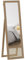 HOMCOM Espejo de Cuerpo Entero 160x50 cm Espejo de Pie o de Pared con Marco de Madera y Soporte para Salón Dormitorio Natural
