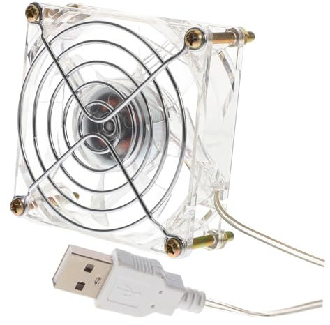 VILLFUL Pet Cage Cooling Fan USB Portable Dazzling Fan for Cats Dogs Hamsters Safe Durable Design for Summer Comfort Cooling System for Pets