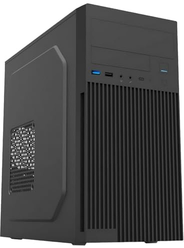 PCBYTE® Ordenador de sobremesa PC Workstation Intel/AMD, VGA, Windows 11 Pro- USB3.1 - Wi-Fi (RX 7600 8GB, i7 | 32GB | 2TB)