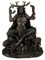 Veronese Design Cernunnos keltischer gehörnten Gott der Tiere und die Unterwelt, Statue 22,9 cm