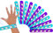 LG-Imports - 12 x Magische Einhorn Schnapparmbänder ┃ NEU ┃ Regenbogen ┃ Mitgebsel ┃ Kindergeburtstag ┃ 12 Stück