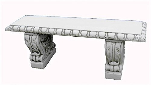 Antikes Wohndesign Gartenbank Sitzbank Römerbank Steinbank Bank Barock