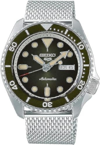 Seiko 5 Sports Herren-Uhr Automatik Edelstahl mit SRPD75K1