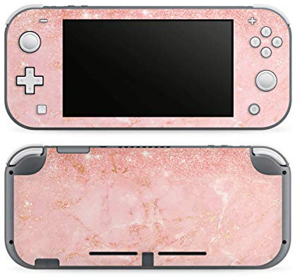 DeinDesign Skin Compatibile con Nintendo Switch Lite Pellicola Adesivi Rosa Chiaro Motivo Brillantini