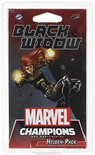 Fantasy Flight Games, Marvel Champions: LCG – Black Widow, Helden-Erweiterung, Expertenspiel, Kartenspiel, 1-4 Spieler, Ab 14+ Jahren, 60+ Minuten, Deutsch