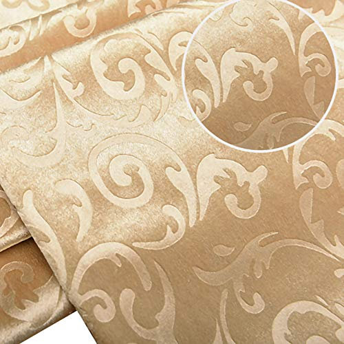 ZXC Samt Stoff NäHen 145 cm Breit Samtstoff Stoff Meterware Zum NäHen Von Weich Und Elegant,MöBelstoff, MöBel Sitzbezug Stoff(Color:Hellgelb)