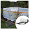 GDMING Silofolie, Silo Plane, UV-Strahlen Garten Leinwand, Wetterresistent Pannensicher Silage Film, Draussen Fischteich Schwarz Und Weiß PVC Startseite, 42 Größen (Color : Black, Size : 2x10m)