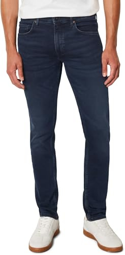 Marc O'Polo Herren Jeanshose mit Stretch-Anteil Shaped Fit, Blau (Blue Black), W38/L34