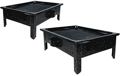 Goliber Brasero Parrilla de Mesa (Grill Argentina) - Scaldamenti da tavolo per barbecue per barbecue con finitura smaltata (2)