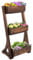 Outsunny Blumenständer Blumentreppe Holz Blumenleiter mit 3 Ablagen Pflanzentreppe Pflanzregal Pflanzenständer Blumenregal Braun 61 x 48 x 118 cm