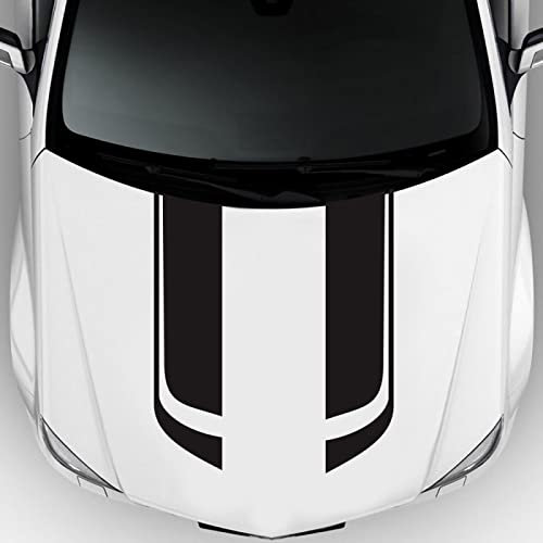 VOQOM Motorhaube Streifen Aufkleber Rennwagen-Aufkleber-Streifenmodellierung von DIY-Vinyl-WRC-Autos-LKW-Motorhaube