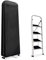Folding Ladder Cover, Ladder Protective Case with Zipper Waterproof Dustproof Breathable for Step Ladders, 420D Oxford Cloth,dust-proofwater Proof,Anti-UV (50 * 174 * 6.5 cm,Black)