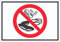 Nüsse und Kerne essen verboten Aufkleber Symbol A5 (148x210mm)