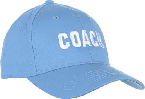 Coach | Carolina Blue Coaching Baseball Hat, Men Women Team Cap