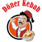 Indigos UG Döner Kebab Aufkleber 100x100 cm bunt - für Schaufensterscheibe - Bistro - Imbiss - Döner Aufkleber gedruckt