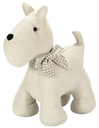SPOTTED DOG GIFT COMPANY Türstopper Hund, Türstopper Boden Sack, Schwer Tier Stoff Türstopper 1,5 kg, Terrier Hund Deko, Geschenke für Hundeliebhaber Hundebesitzer