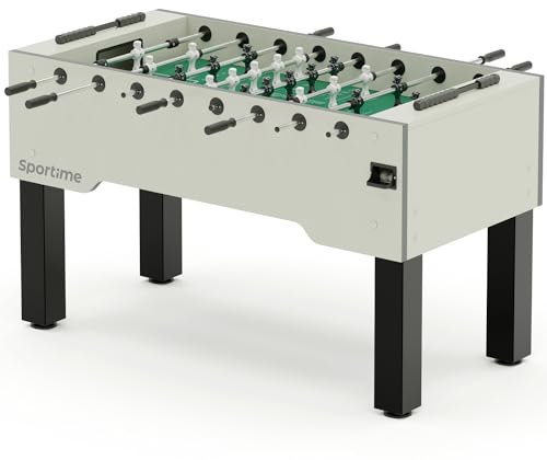 Sportime Tischkicker Match | Guardian vs Dragon | Figuren mit Gewichtsausgleich | Wartungsfreie Guardian Gleitlager | Robustes 20 mm Spielfeld | Belastbar bis 35 kg | Indoor | 90 kg Gewicht