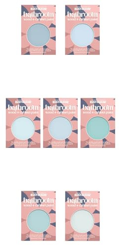 Rust-Oleum Bathroom Cabinet Paint in Satin Finish – Soft Blues Tester Box