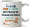 MUGFFINS Tazas Personalizadas para PROFESOR DE EDUCACION FÍSICA hombre - En Español - Mejor que yo Sepia - 11 oz / 330 ml - Regalo Personalizable original y divertido