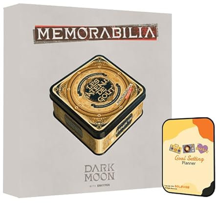 DARK MOON MEMORABILIA ENHYPEN Album [MOON ver.]+Pre Order Benefits+BolsVos K-POP Inspired Freebies (Special Album)