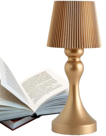 Dtaigou Kabellose wiederaufladbare Tischlampen, ästhetische Tischlampe - Touch Control Wireless Funky Lampe mit 3 Farbbeleuchtungsmodi - 1800 mAh Nachtlicht, moderne Raumdekoration für Zuhause,