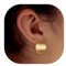 EVER FAITH 2 Paar Ohrclips Matte Gold & Silber Clip auf Ohrringe Damen Ohne Ohrlöcher Mode Schmuck Geschenk