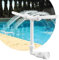 Yallmie Fontaine de Piscine Réglable sur 360°, Accessoires de Piscine à Double Jet - Fontaine Cascade -Fontaine de Piscine Réglable 2 en 1 pour Piscine Hors Sol pour Piscine Hors Sol (Blanc)