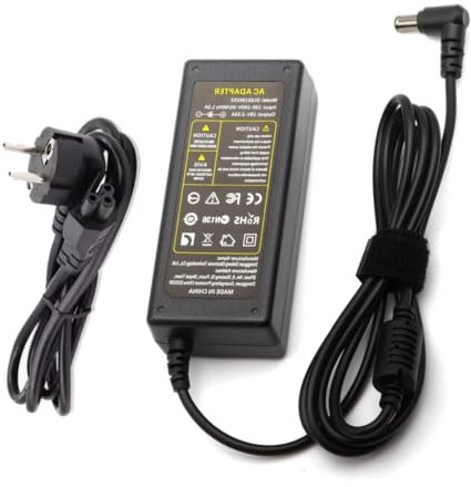 Cargador de pantalla de 14 V para Samsung Monitor 32 29 28 27 24 23 22 20 19 18 17 15 SyncMaster Curved UHD & WQHD, LCD/TFT TV Monitor Stromkabel Adaptador de corriente