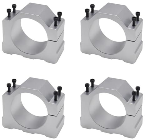 4 StüCk Spindel CNC FräS Maschine Motor mit 16 Schrauben Spindel Klemme Halterung 65Mm