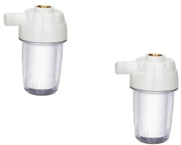 SHINEOFI 2 Pezzi Anticalcare per Rubinetto Prefiltro per Acqua Potabile Facile da Installare Adatto Docce e Scaldabagni senza Elettricità