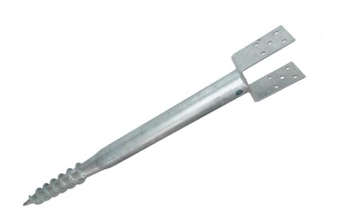BK Shop 4 supporti per pali a vite 100 x 865 mm
