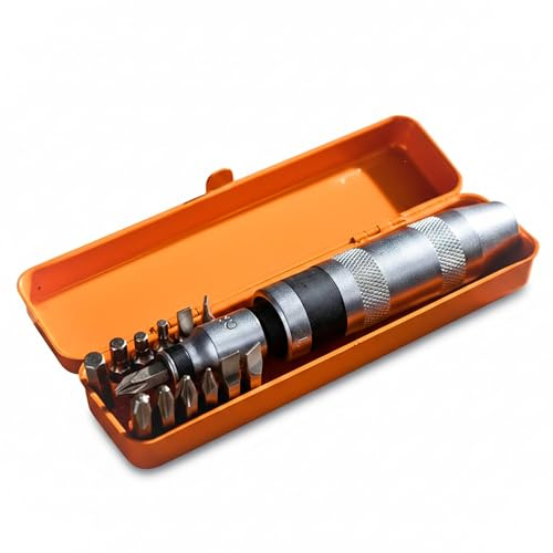 Yasta Set 13 pz Cacciavite a Percussione 1/2'' Pollici | Kit Punte Taglio Croce Esagonali, Avvitatore Manuale, Per Fissaggio Viti Bulloni, Professionali