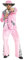 Morph Costume Pimp Rose, Déguisement Années 70 Vegas, Accessoire Fête Halloween Homme, XL