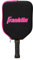Franklin Sports Paddle Cover Pickleball-X-Funda Individual para Remo, Color, Mujer, Negro/Rosa, Talla única